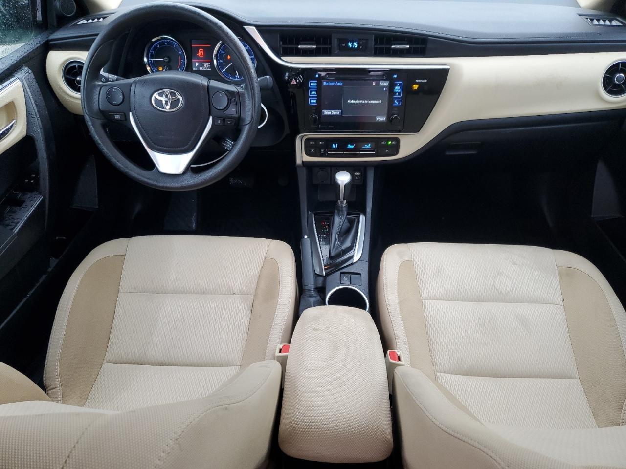 2017 Toyota Corolla VIN 2T1BURHE6HC882570 Copart auction photo, top/roof / rear end damage thumbnail 8