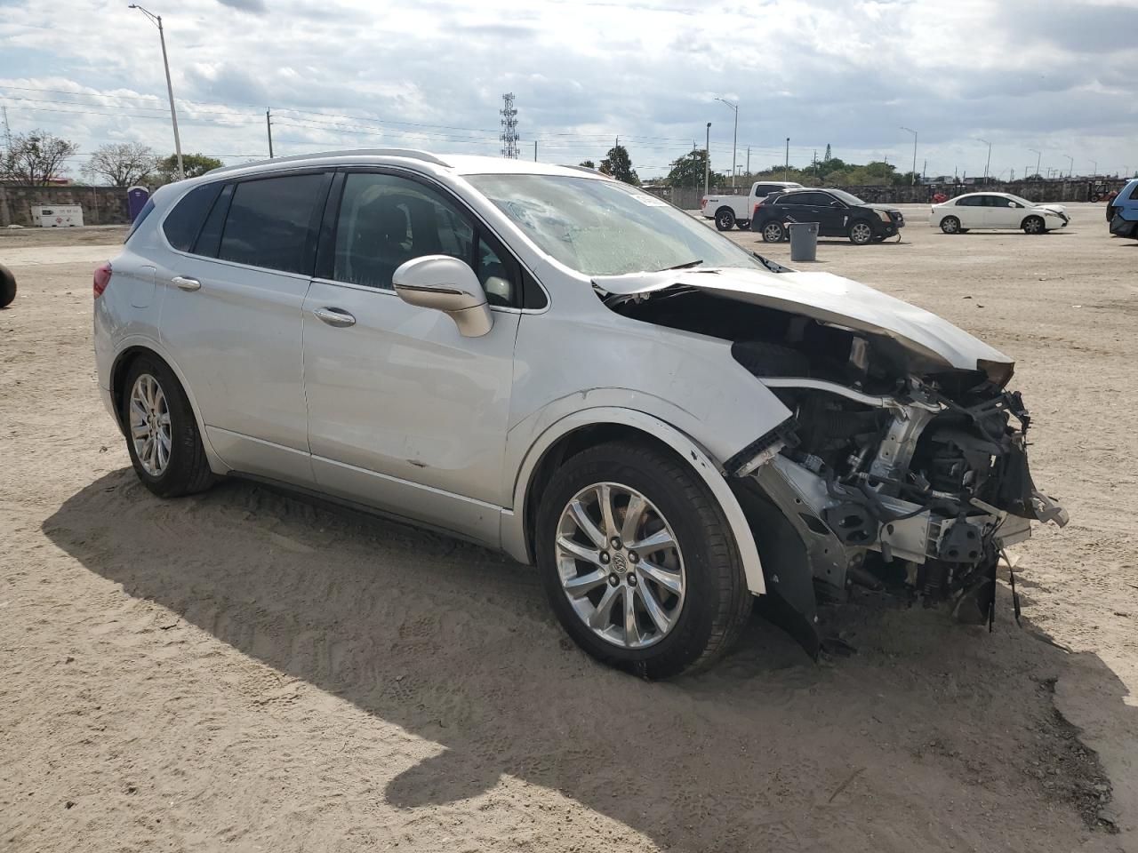 2019 Buick Envision VIN LRBFXCSA1KD020314 Copart auction photo, all over damage thumbnail 4