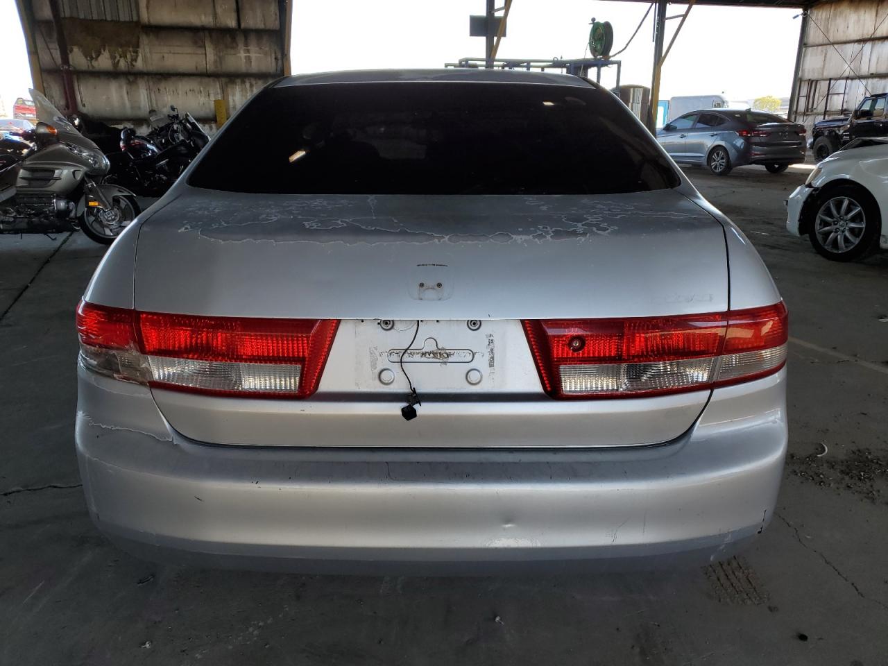 2003 Honda Accord VIN 1HGCM56373A127215 Copart auction photo, side / front end damage thumbnail 6