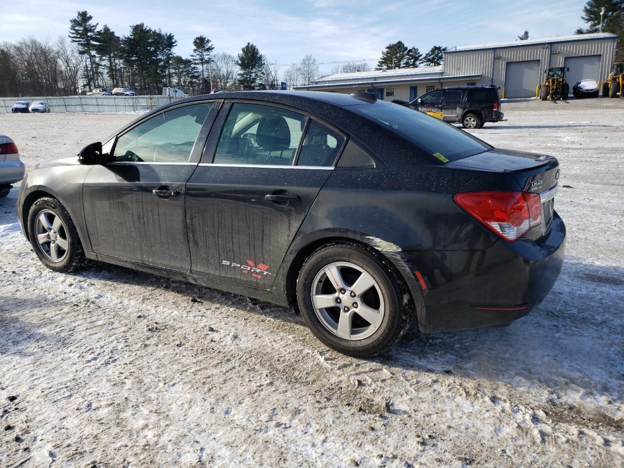 2015 Chevrolet Cruze VIN 1G1PC5SB2F7186845 Copart auction photo, side / rear end damage thumbnail 2