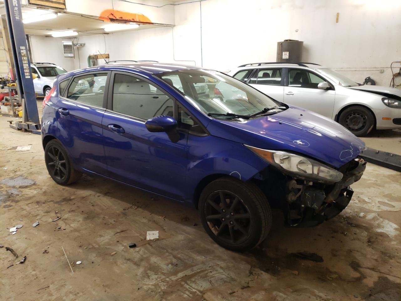 2015 Ford Fiesta VIN 3FADP4EJ7FM211228 Copart auction photo, front end damage thumbnail 4