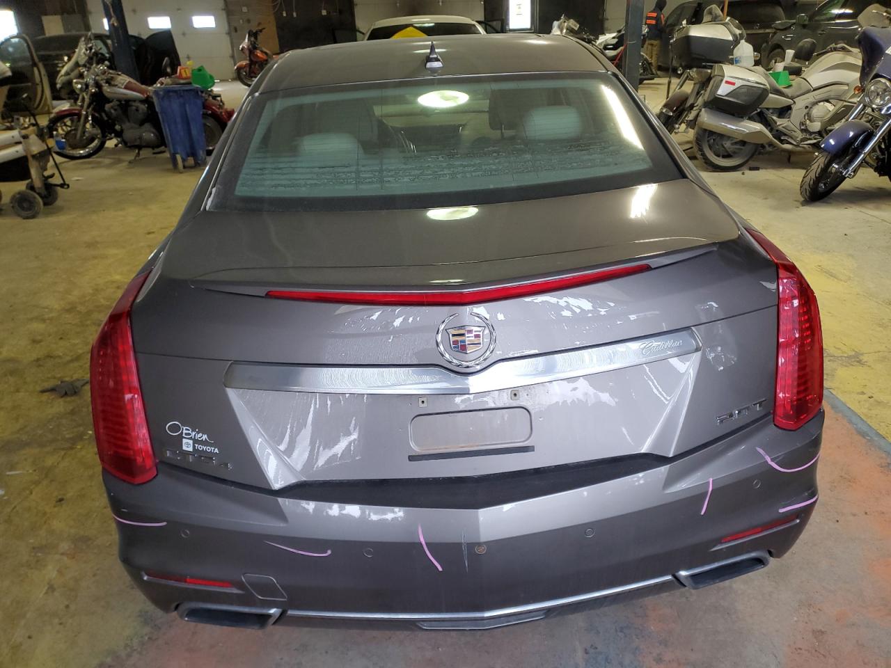 2014 Cadillac CTS VIN 1G6AX5SX9E0169399 Copart auction photo, front end / mechanical damage thumbnail 6