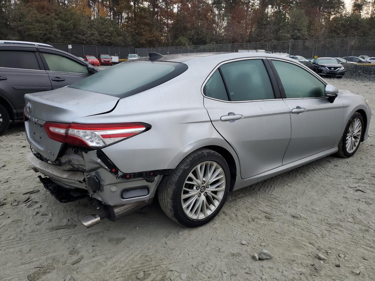 2018 Toyota Camry VIN 4T1BZ1HK9JU009750 Copart auction photo, rear end damage thumbnail 3