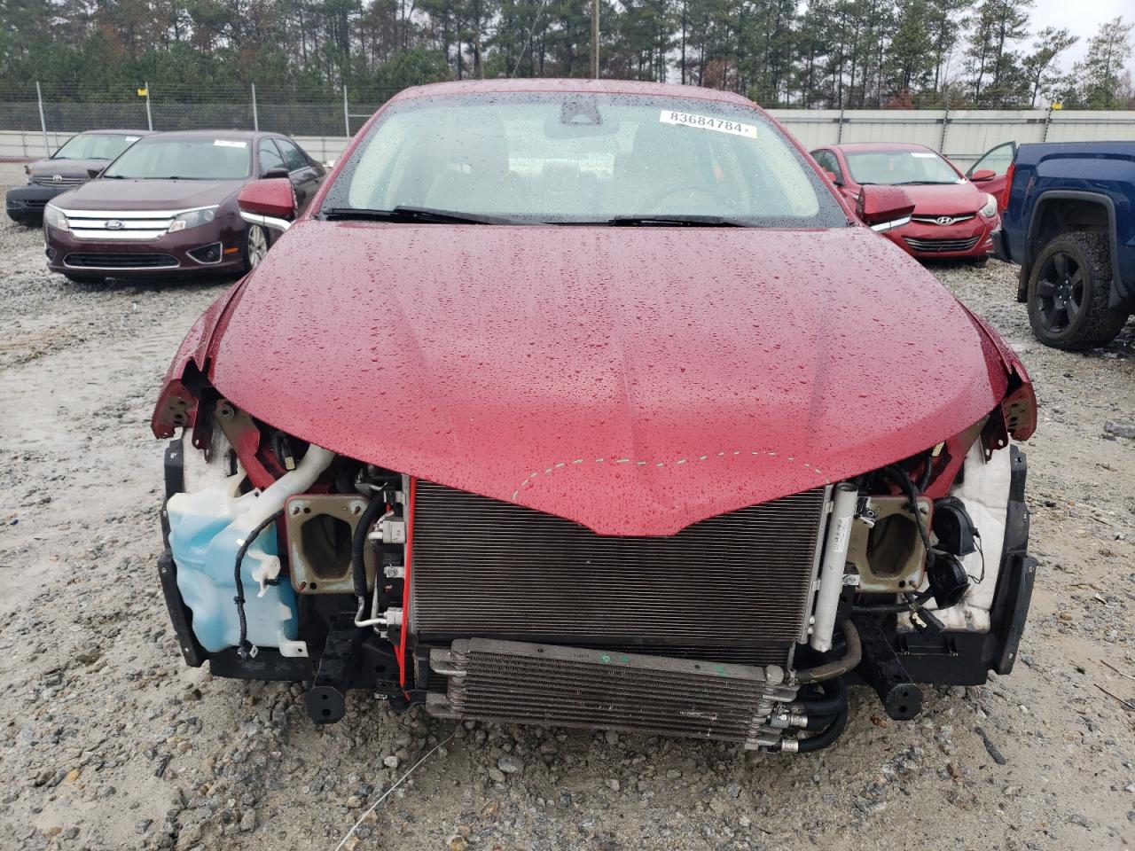 2013 Lincoln MKZ VIN 3LN6L2LU2DR825003 Copart auction photo, front end / minor dent/scratches damage thumbnail 5