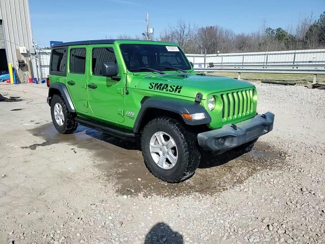 2019 Jeep Wrangler VIN 1C4HJXDN3KW630934 Copart auction photo, side damage thumbnail 14