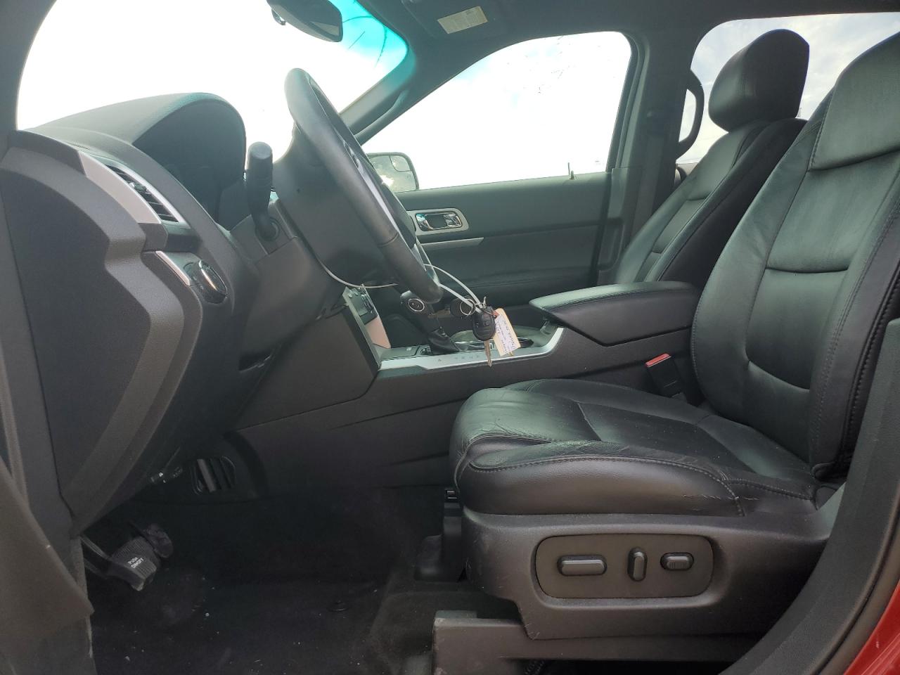 2015 Ford Explorer VIN 1FM5K7D80FGA63751 Copart auction photo, front end / side damage thumbnail 7