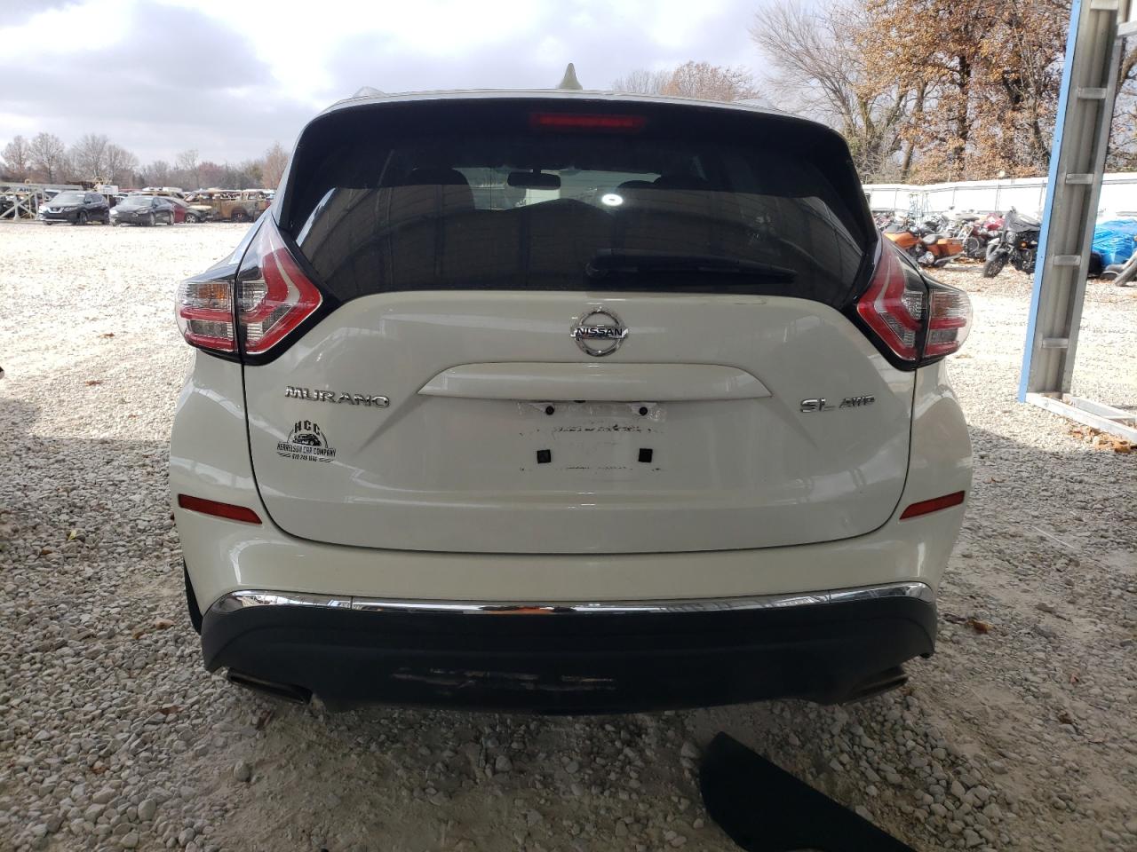 2017 Nissan Murano VIN 5N1AZ2MH9HN185357 Copart auction photo, front end / minor dent/scratches damage thumbnail 6