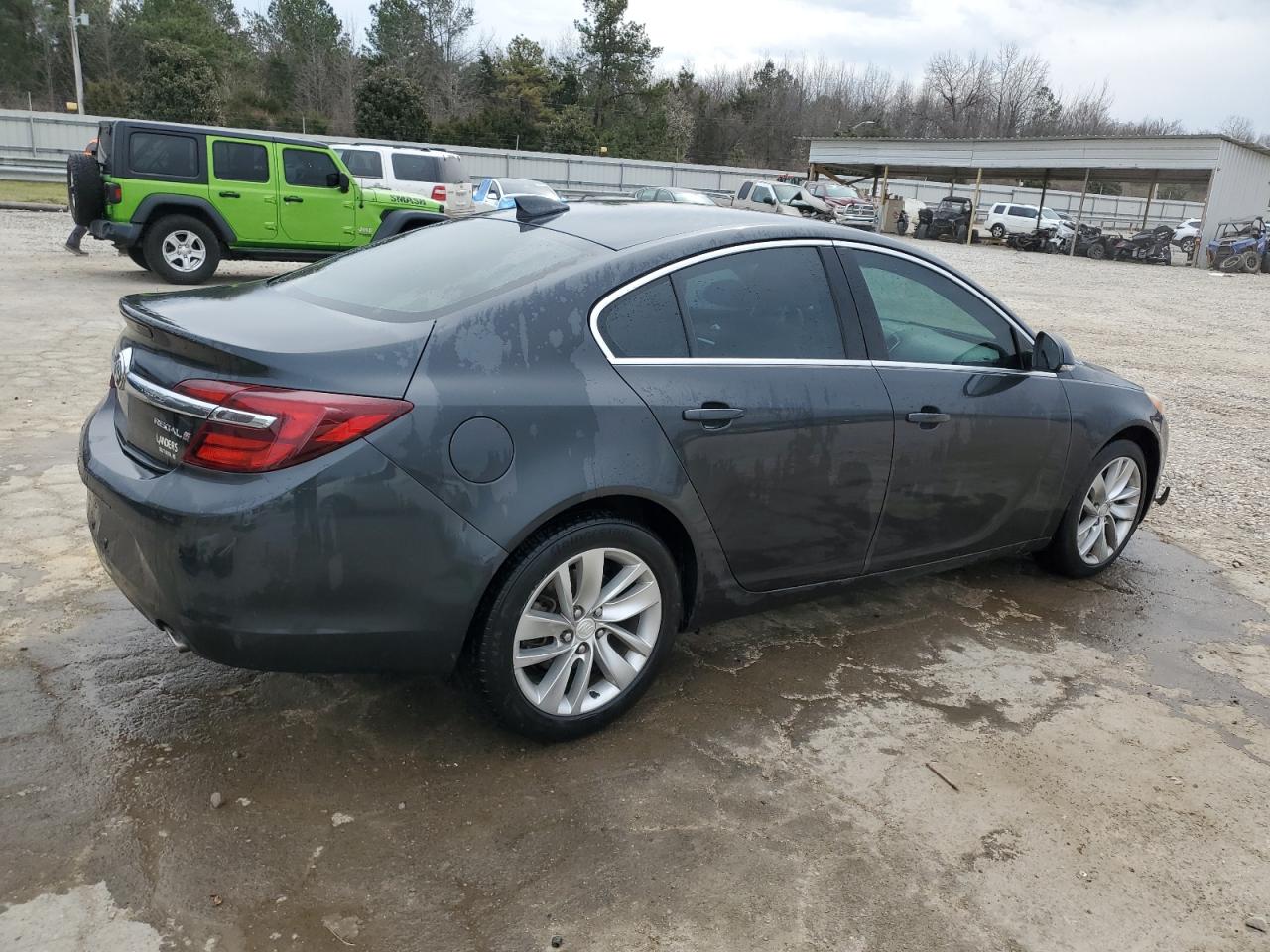 2015 Buick Regal VIN 2G4GK5EX9F9276134 Copart auction photo, side / front end damage thumbnail 3