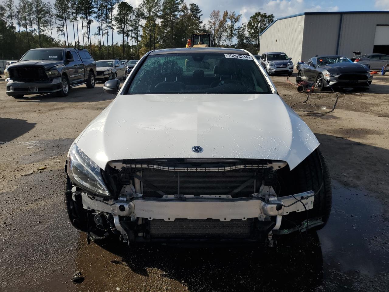 2018 Mercedes-Benz C-klasse VIN 55SWF6EB4JU254527 Copart auction photo, front end damage thumbnail 5