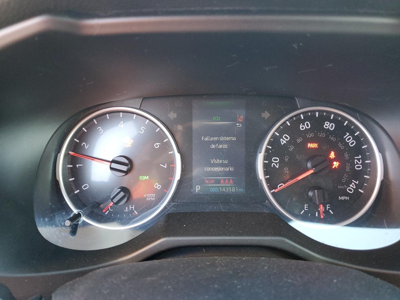 2019 Toyota RAV 4 VIN 2T3P1RFVXKC030447 Copart auction photo, front end damage thumbnail 9