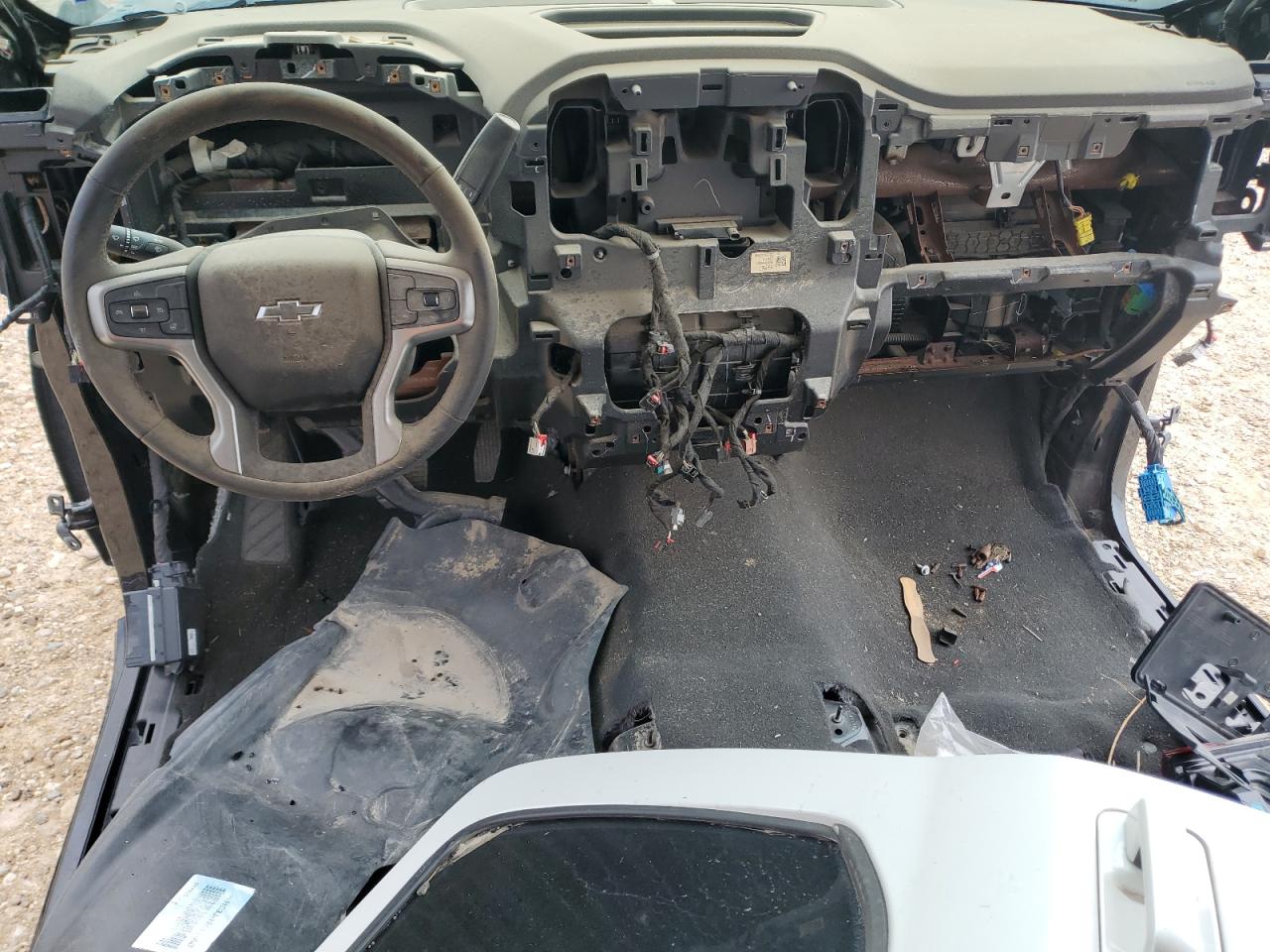 2021 Chevrolet Silverado VIN 3GCPYFED2MG457318 Copart auction photo, stripped damage thumbnail 8