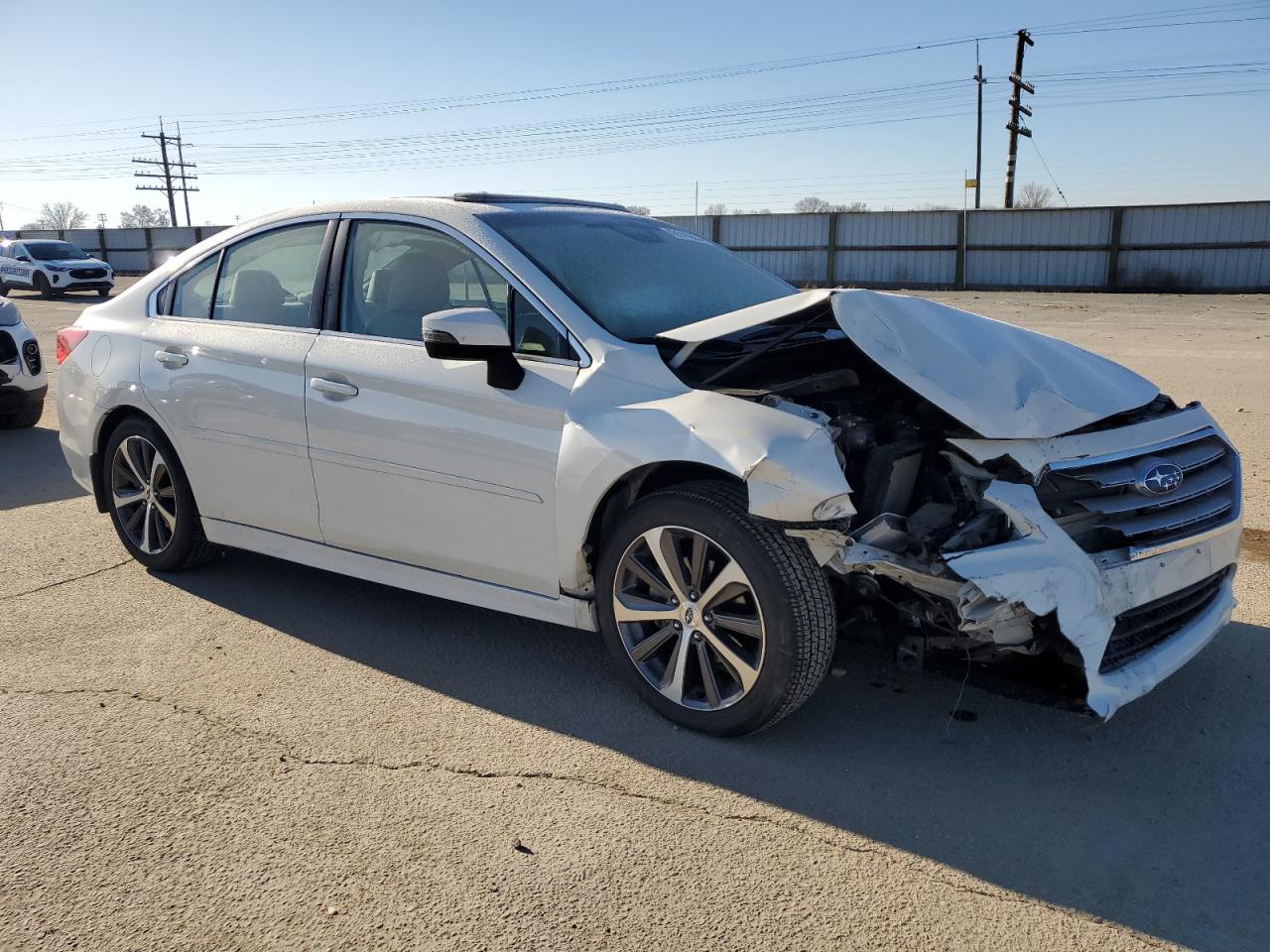 2015 Subaru Legacy VIN 4S3BNAN60F3020298 Copart auction photo, front end / undercarriage damage thumbnail 4