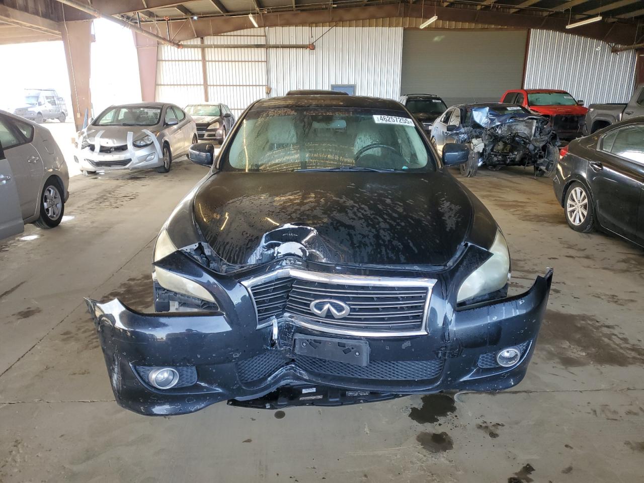 2011 Infiniti M VIN JN1BY1APXBM324025 Copart auction photo, front end / rear end damage thumbnail 5