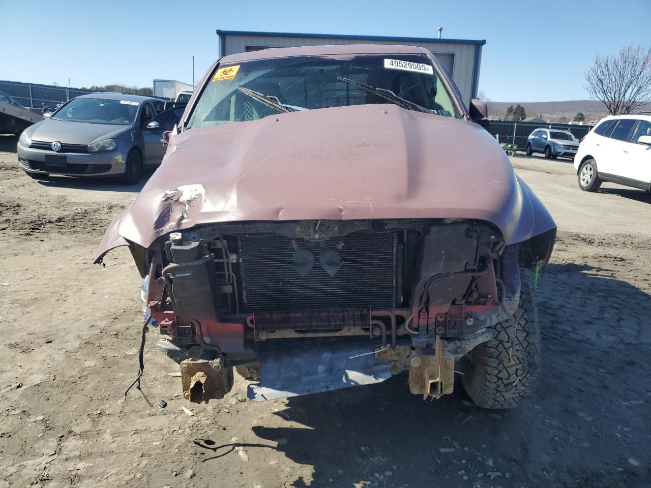2010 Dodge RAM VIN 1D7RV1GT1AS102613 Copart auction photo, front end / undercarriage damage thumbnail 5