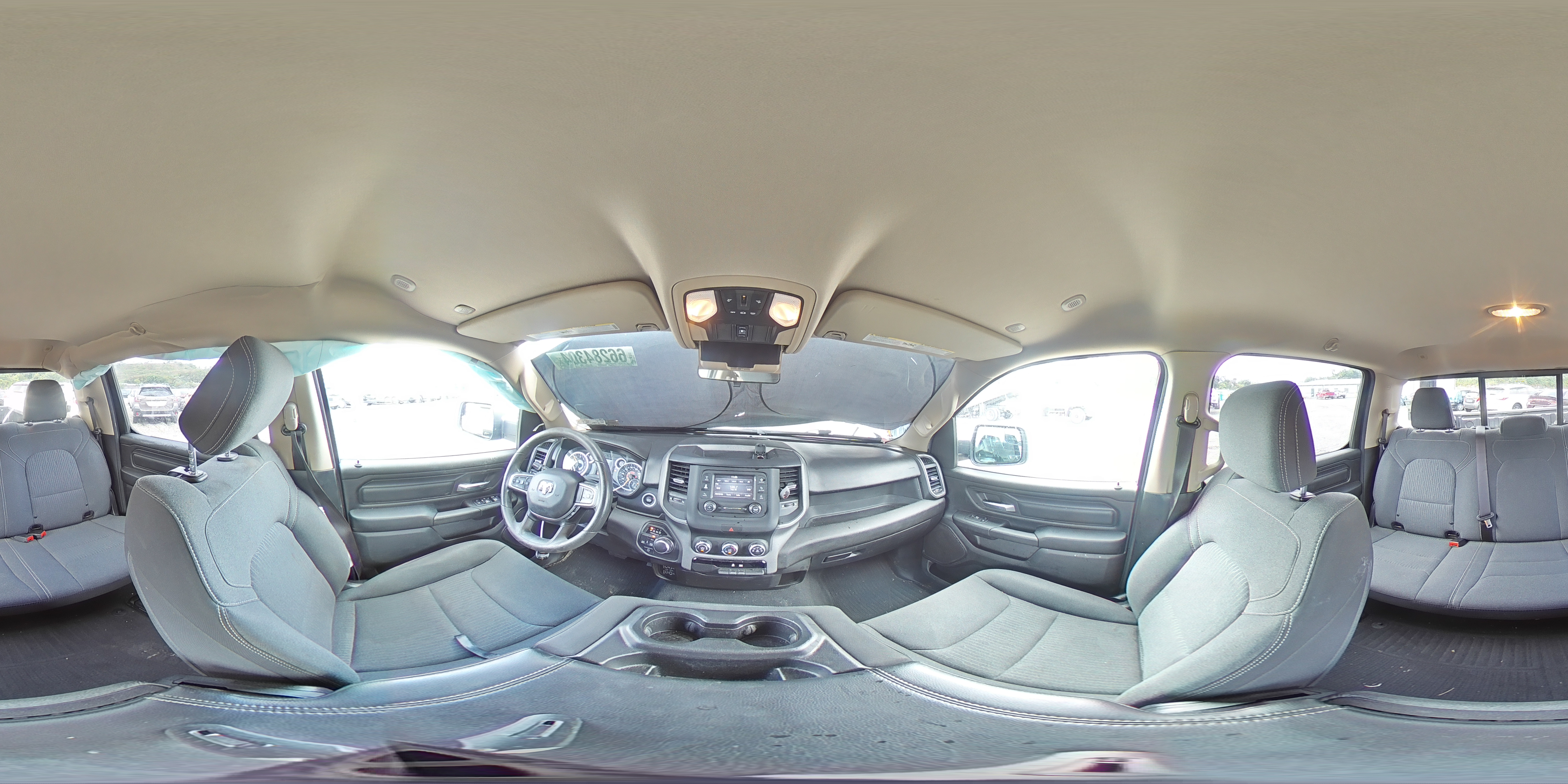 2019 RAM 1500 VIN 1C6SRFGT4KN626892 Copart auction photo, rear end / side damage thumbnail 13