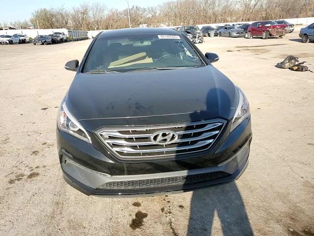 2015 Hyundai Sonata VIN 5NPE34AB4FH102000 Copart auction photo, side / minor dent/scratches damage thumbnail 11