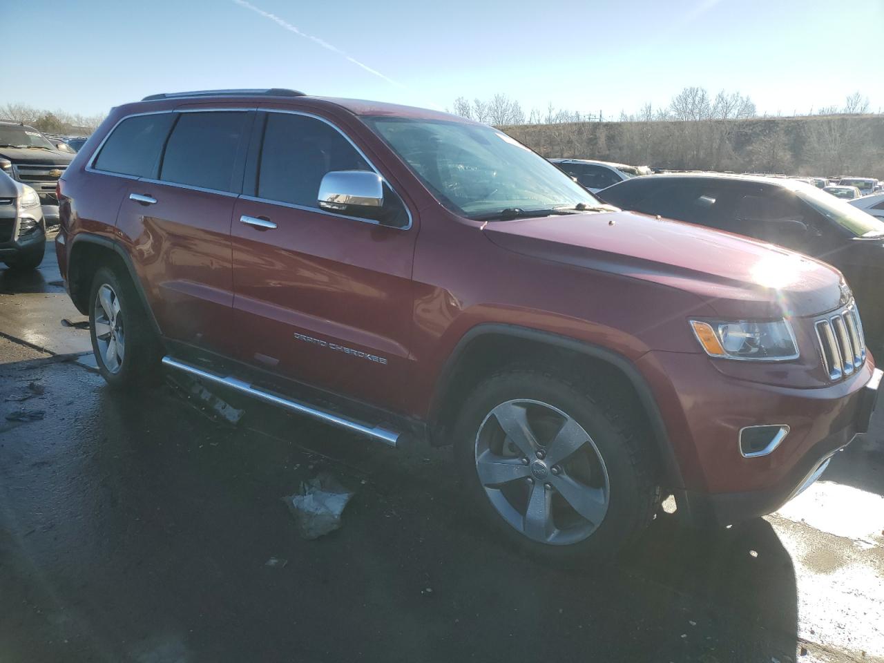 2015 Jeep Grand Cherokee VIN 1C4RJFBG4FC646182 Copart auction photo, undercarriage / hail damage thumbnail 4
