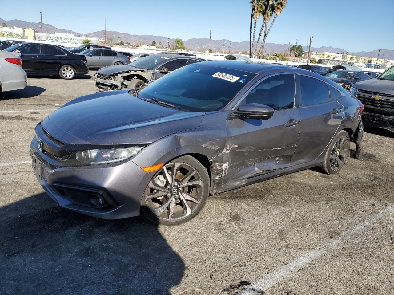 2020 Honda Civic VIN 2HGFC2F86LH511580