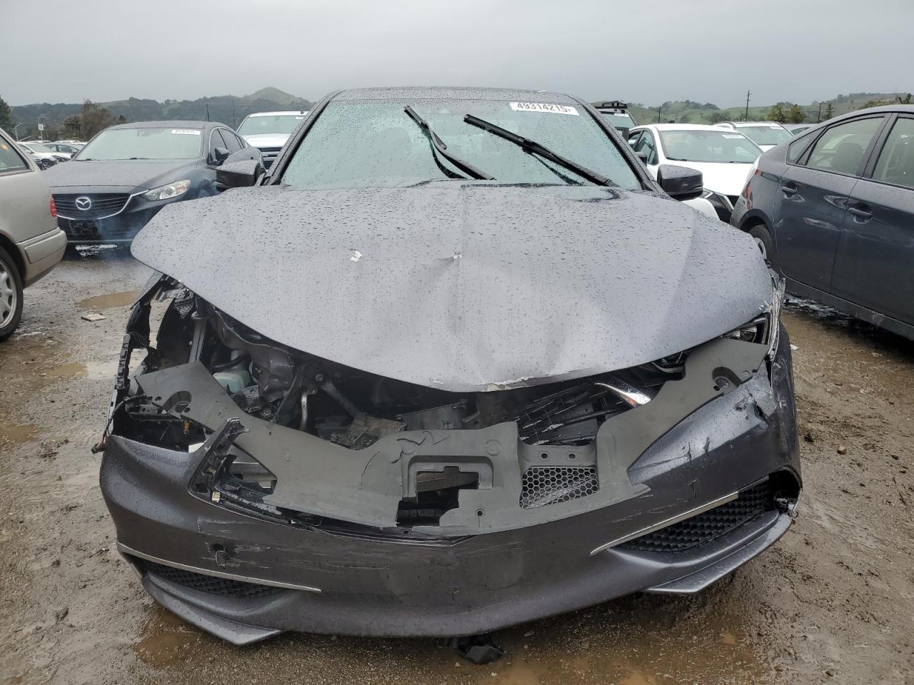 2018 Acura TLX VIN 19UUB1F58JA005741 Copart auction photo, front end damage thumbnail 5
