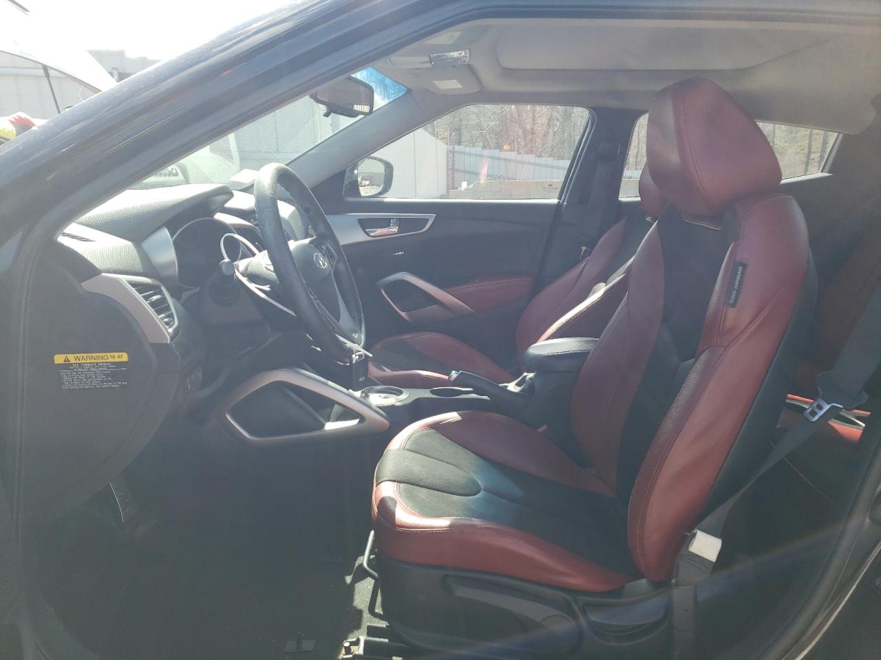 2012 Hyundai Veloster VIN KMHTC6AD8CU049030 Copart auction photo, rear end damage thumbnail 7