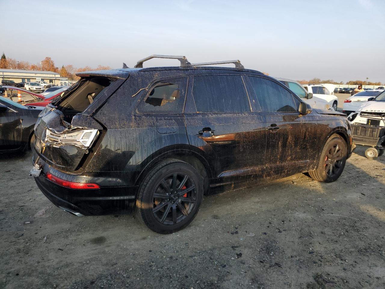 2018 Audi Q7 VIN WA1LHAF73JD021087 Copart auction photo, all over damage thumbnail 3