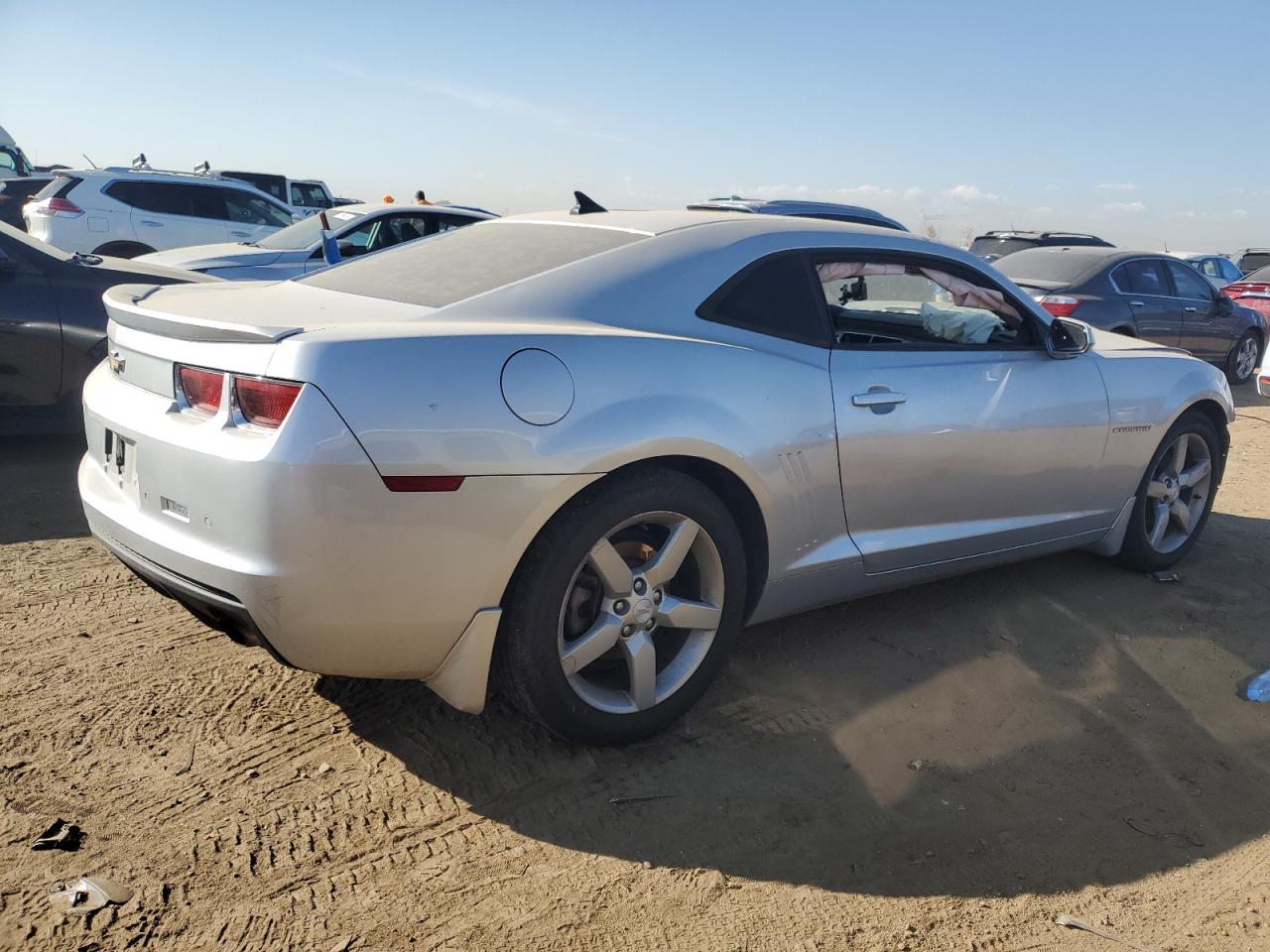 2013 Chevrolet Camaro VIN 2G1FC1E33D9146052 Copart auction photo, front end / hail damage thumbnail 3