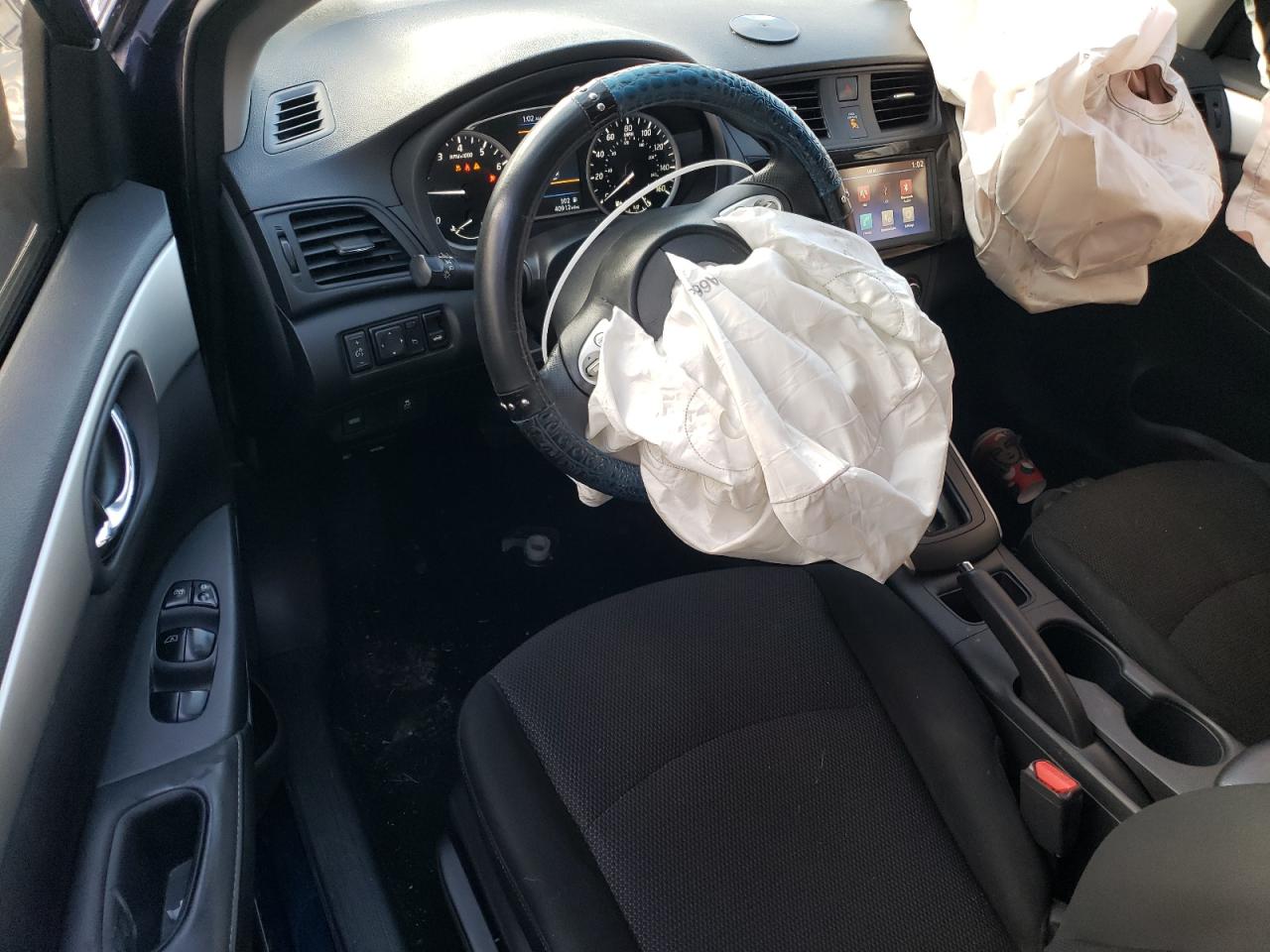 2019 Nissan Sentra VIN 3N1AB7AP2KY384801 Copart auction photo, front end / side damage thumbnail 8