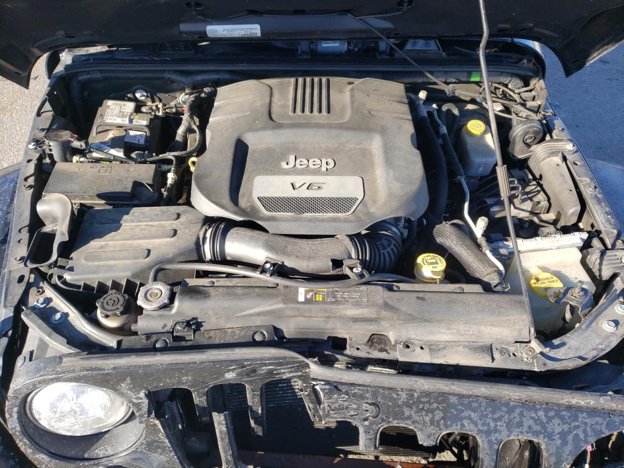 2017 Jeep Wrangler VIN 1C4HJWEG4HL565662 Copart auction photo, front end / rear end damage thumbnail 12