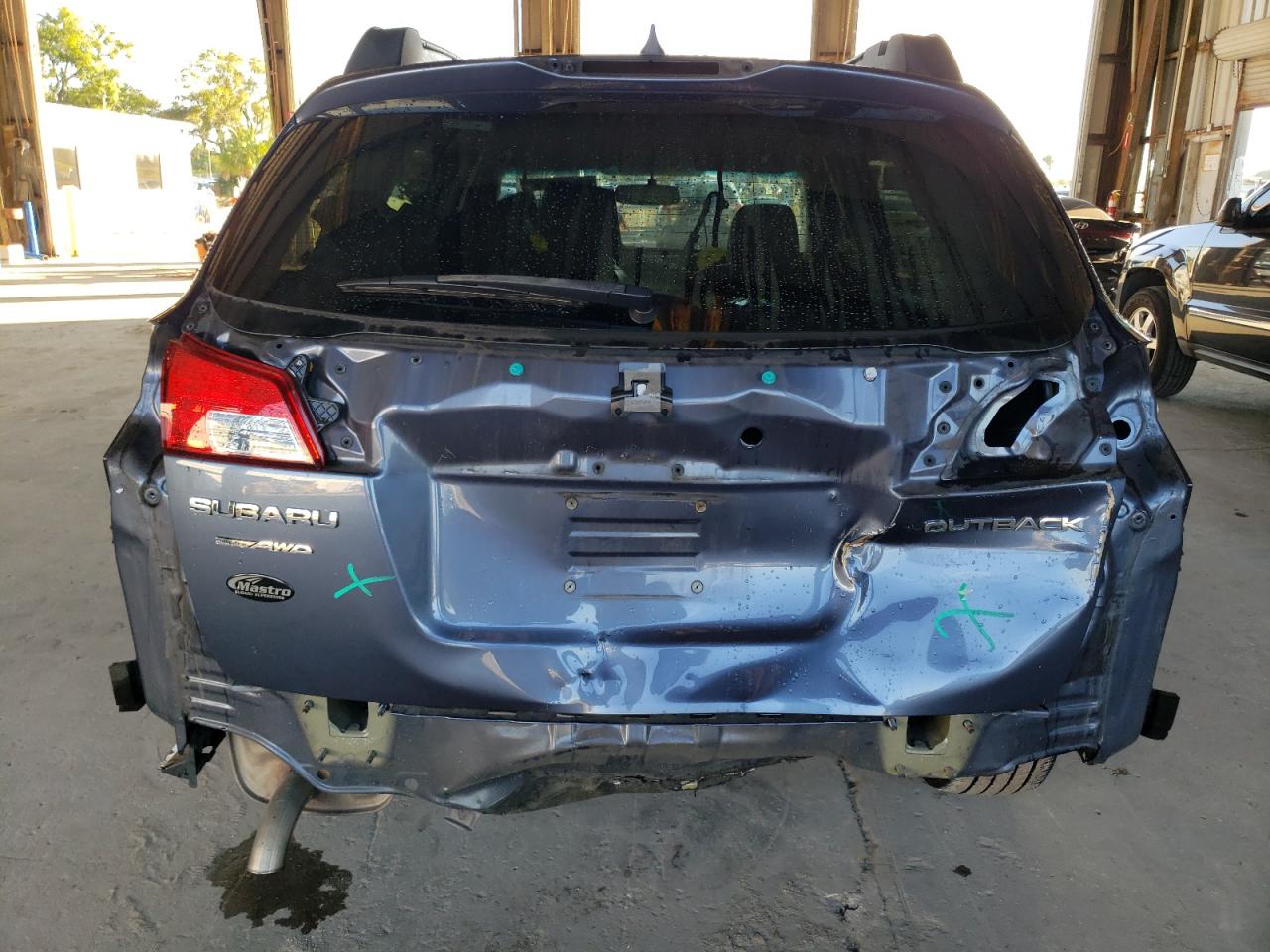 2014 Subaru Outback VIN 4S4BRCCC1E3293222 Copart auction photo, rear end damage thumbnail 6