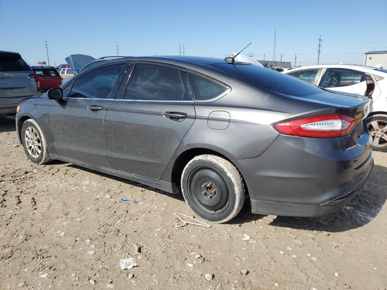 2015 Ford Fusion VIN 3FA6P0G78FR233664 Copart auction photo, front end damage thumbnail 2