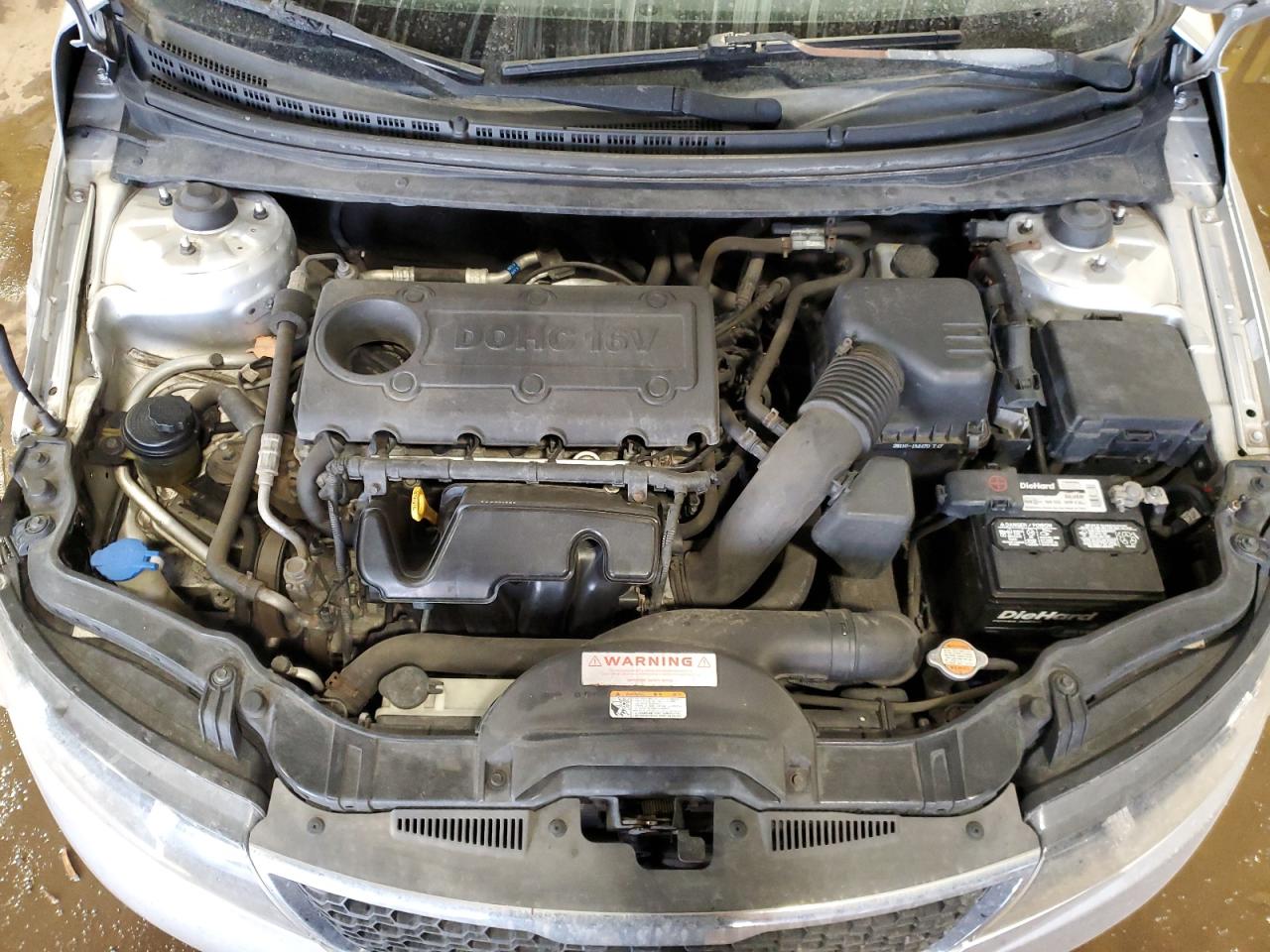 2012 KIA Forte VIN KNAFT4A29C5586503 Copart auction photo, front end damage thumbnail 11