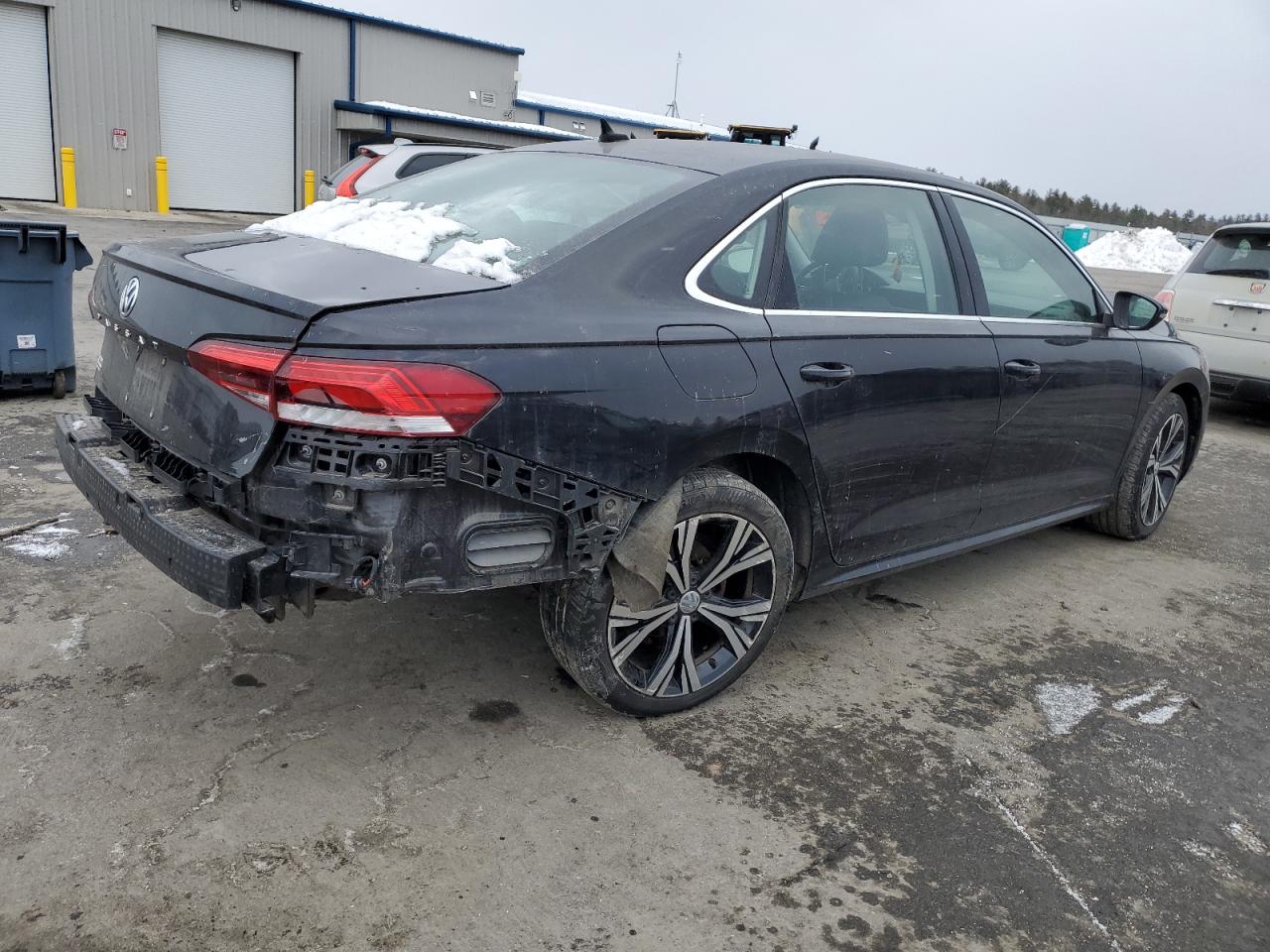 2021 Volkswagen Passat VIN 1VWSA7A34MC015836 Copart auction photo, rear end damage thumbnail 3
