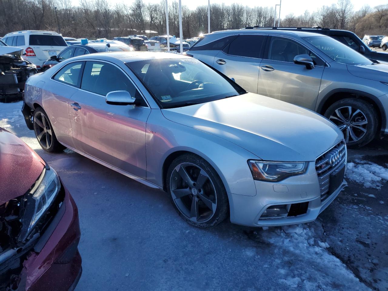 2014 Audi RS5 VIN WAUCGAFR0EA004617 Copart auction photo, rear end / minor dent/scratches damage thumbnail 4