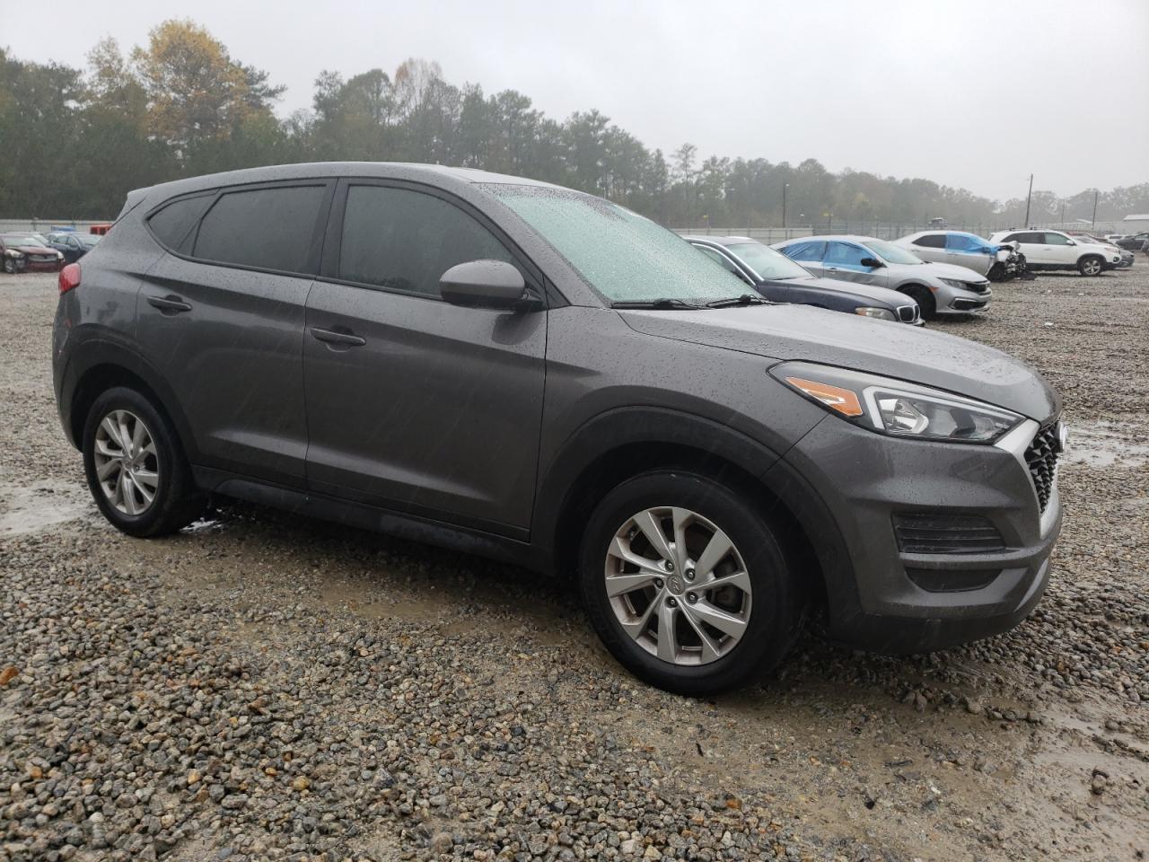 2020 Hyundai Tucson VIN KM8J23A44LU082292 Copart auction photo, side / rear end damage thumbnail 4