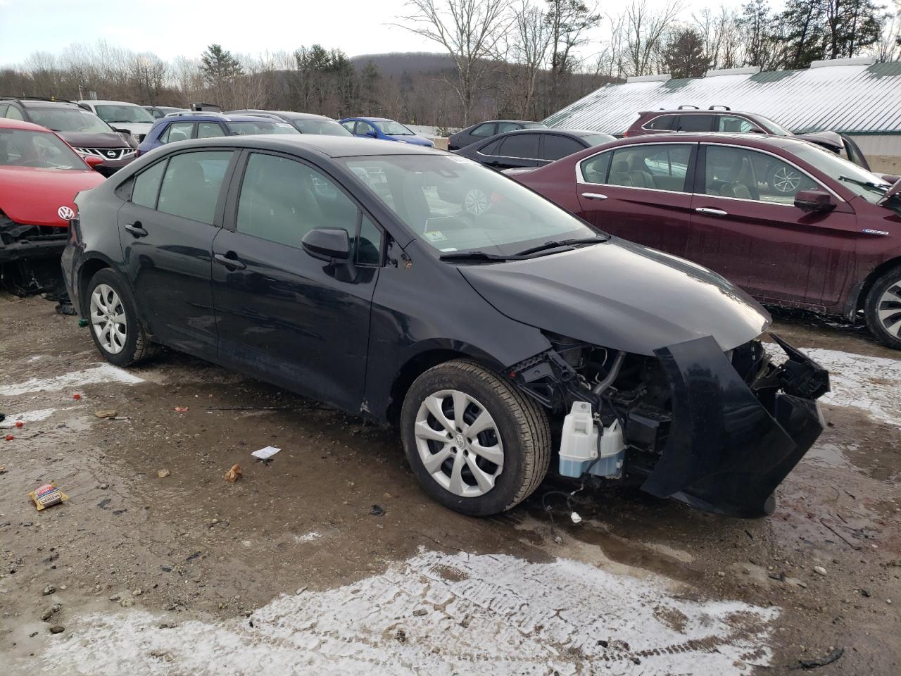 2021 Toyota Corolla VIN 5YFEPMAE5MP201701 Copart auction photo, front end / side damage thumbnail 4