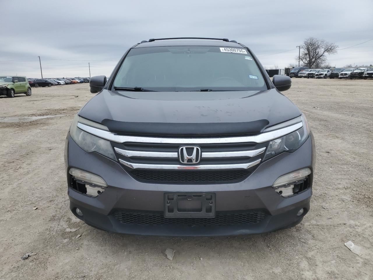 2017 Honda Pilot VIN 5FNYF5H75HB038157 Copart auction photo, front end damage thumbnail 5
