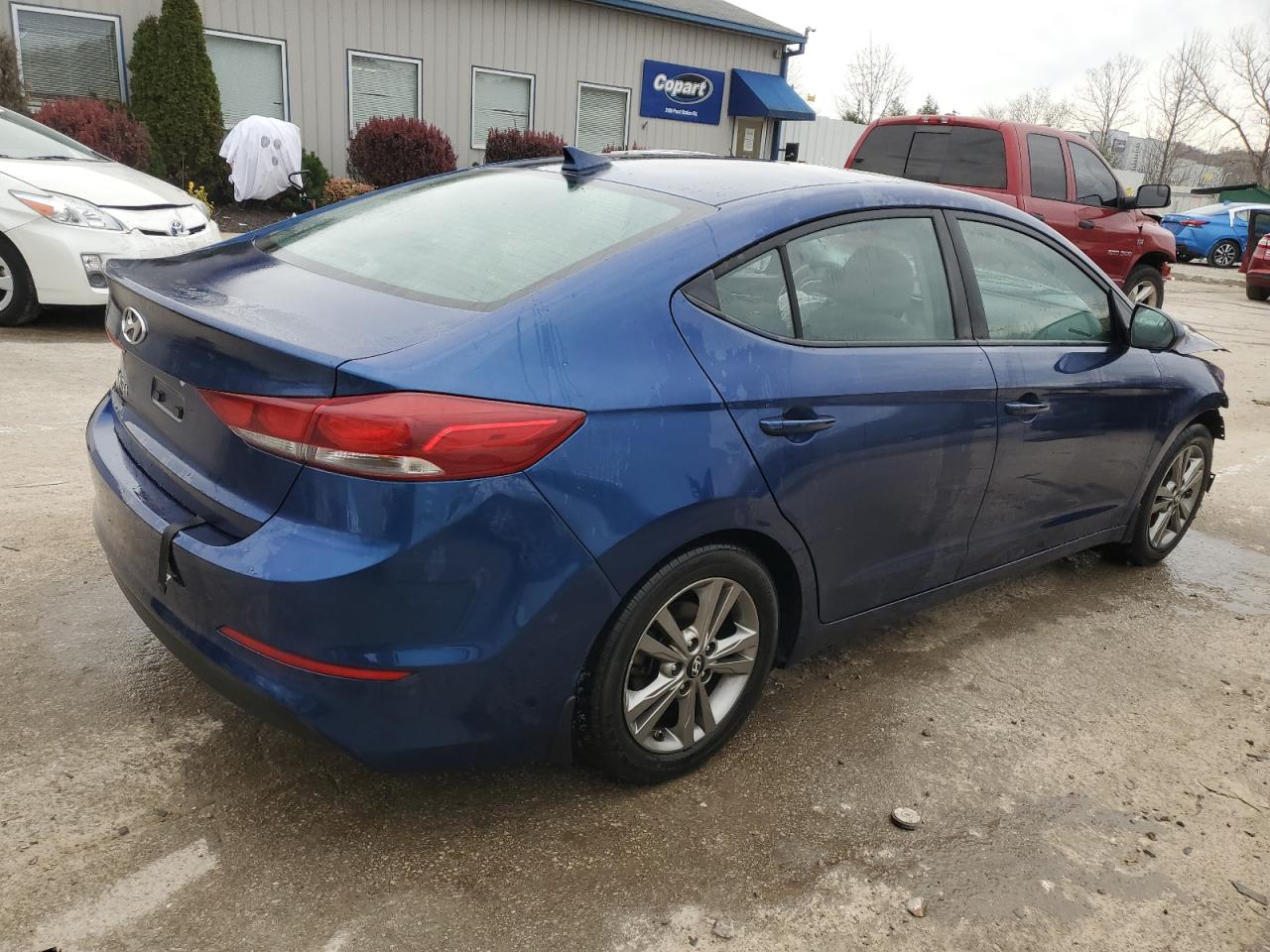 2018 Hyundai Elantra VIN 5NPD84LF8JH365404 Copart auction photo, front end damage thumbnail 3