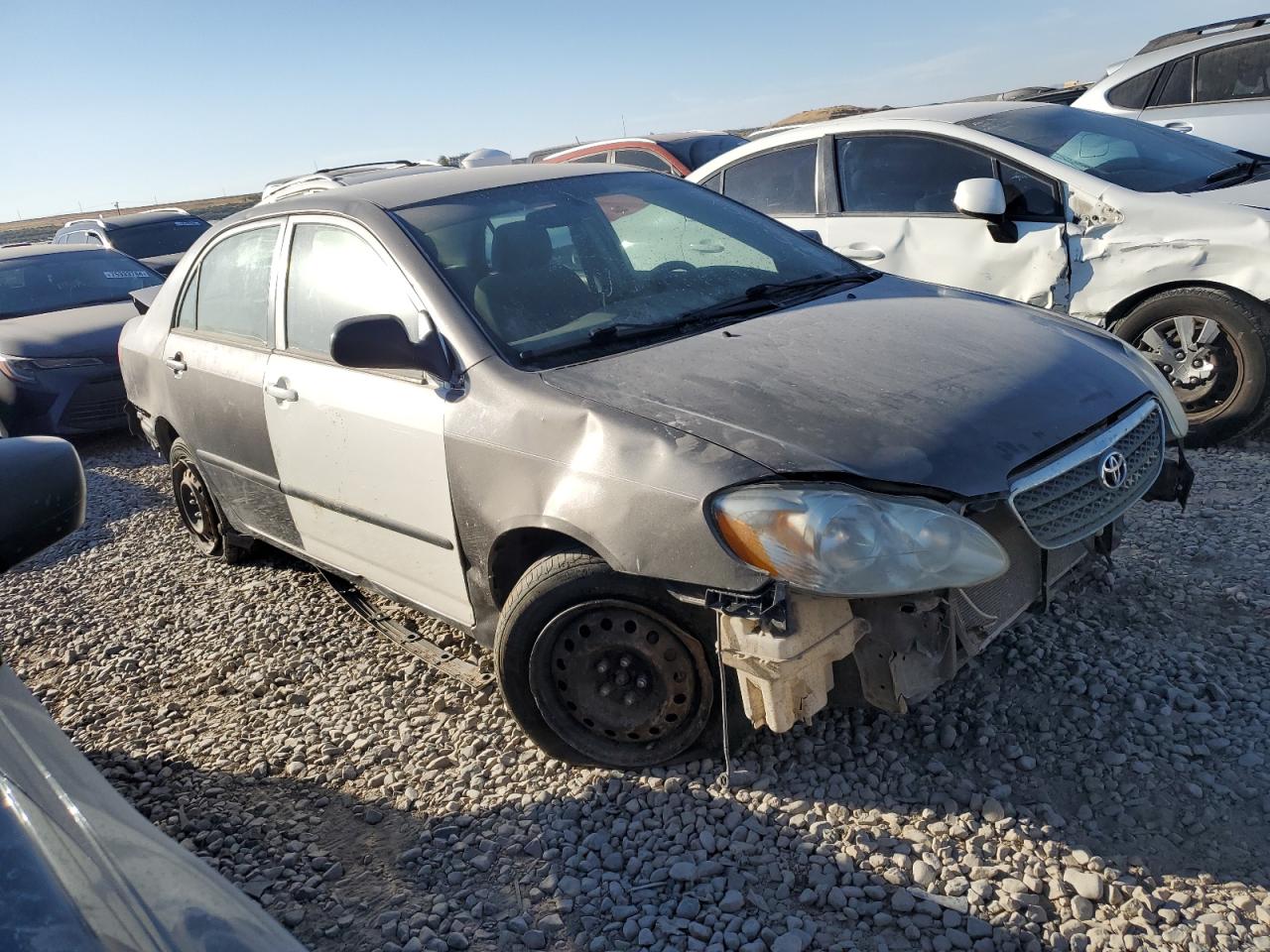 2006 Toyota Corolla VIN 1NXBR32E26Z593821 Copart auction photo, all over damage thumbnail 4