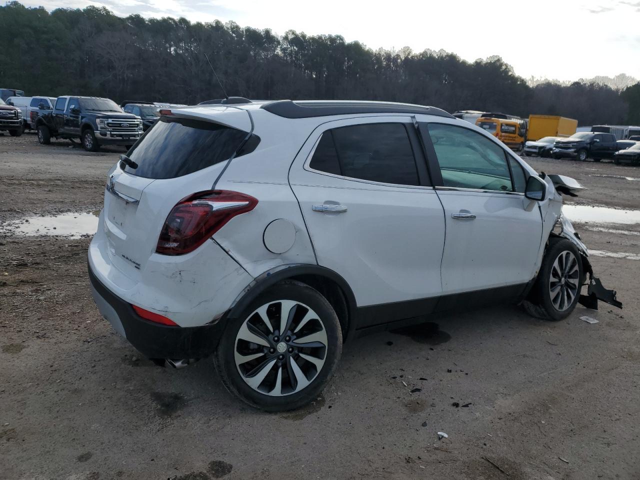 2021 Buick Encore VIN KL4CJESB6MB350923 Copart auction photo, all over damage thumbnail 3