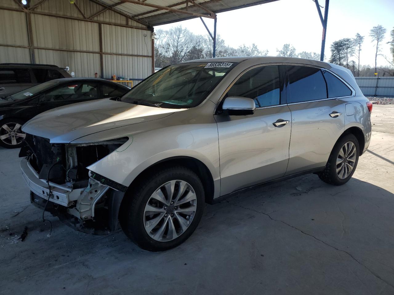 2014 Acura MDX VIN 5FRYD4H4XEB037358