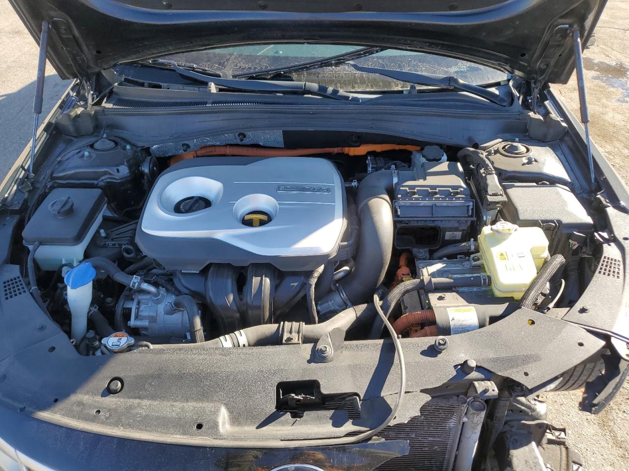 2017 KIA Optima VIN KNAGU4LE3H5010566 Copart auction photo, front end damage thumbnail 11