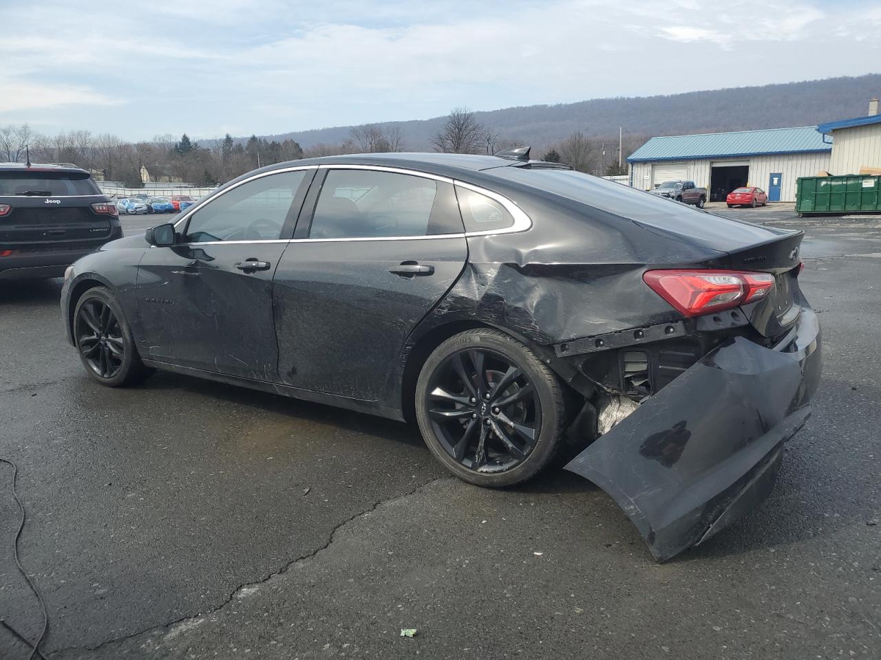 2022 Chevrolet Malibu VIN 1G1ZD5ST5NF196160 Copart auction photo, rear end / side damage thumbnail 2
