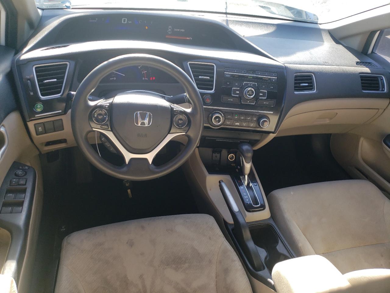 2013 Honda Civic VIN 2HGFB2F68DH550948 Copart auction photo, rear end damage thumbnail 8