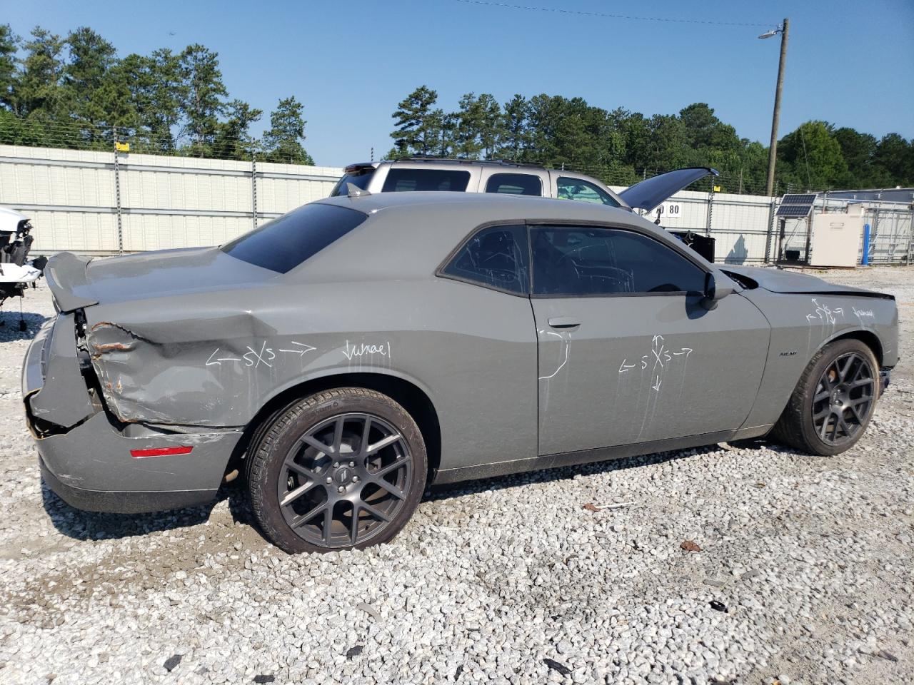 2018 Dodge Challenger VIN 2C3CDZBT2JH120252 Copart auction photo, all over / undercarriage damage thumbnail 3