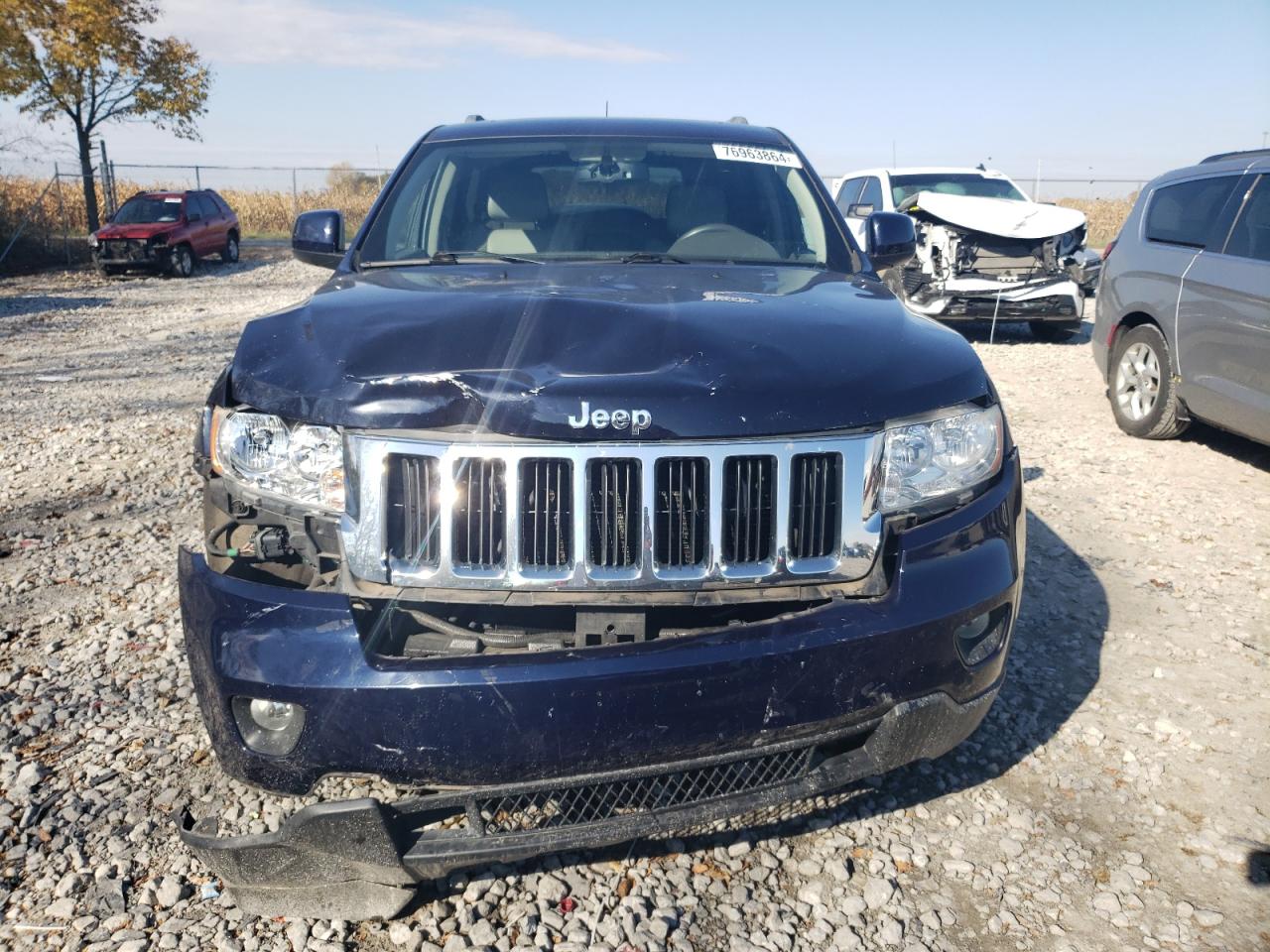 2012 Jeep Grand Cherokee VIN 1C4RJFAG1CC219782 Copart auction photo, frame damage / front end damage thumbnail 5