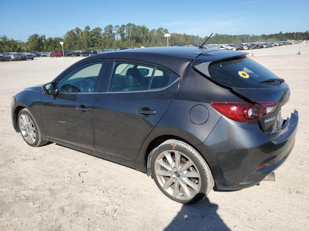 2017 Mazda 3 VIN 3MZBN1L77HM120957 Copart auction photo, rear end damage thumbnail 2