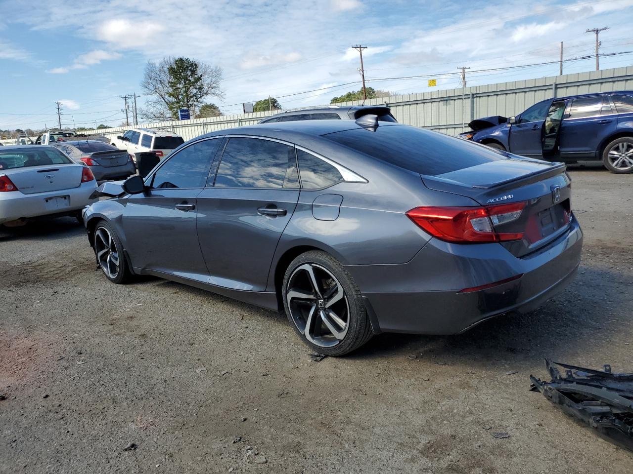2020 Honda Accord VIN 1HGCV1F31LA087560 Copart auction photo, front end / minor dent/scratches damage thumbnail 2