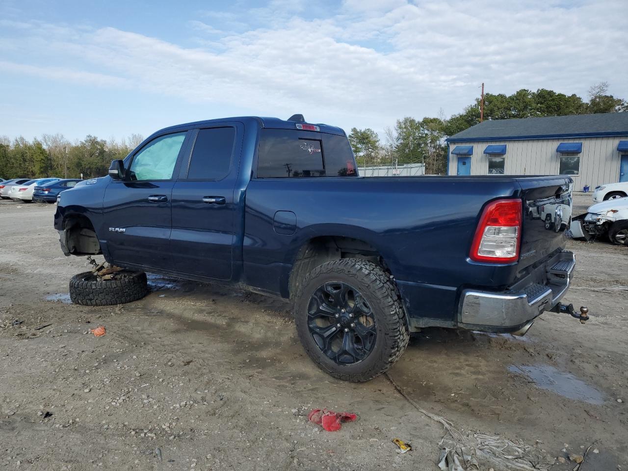 2019 RAM 1500 VIN 1C6SRFBT9KN872649 Copart auction photo, front end / undercarriage damage thumbnail 2