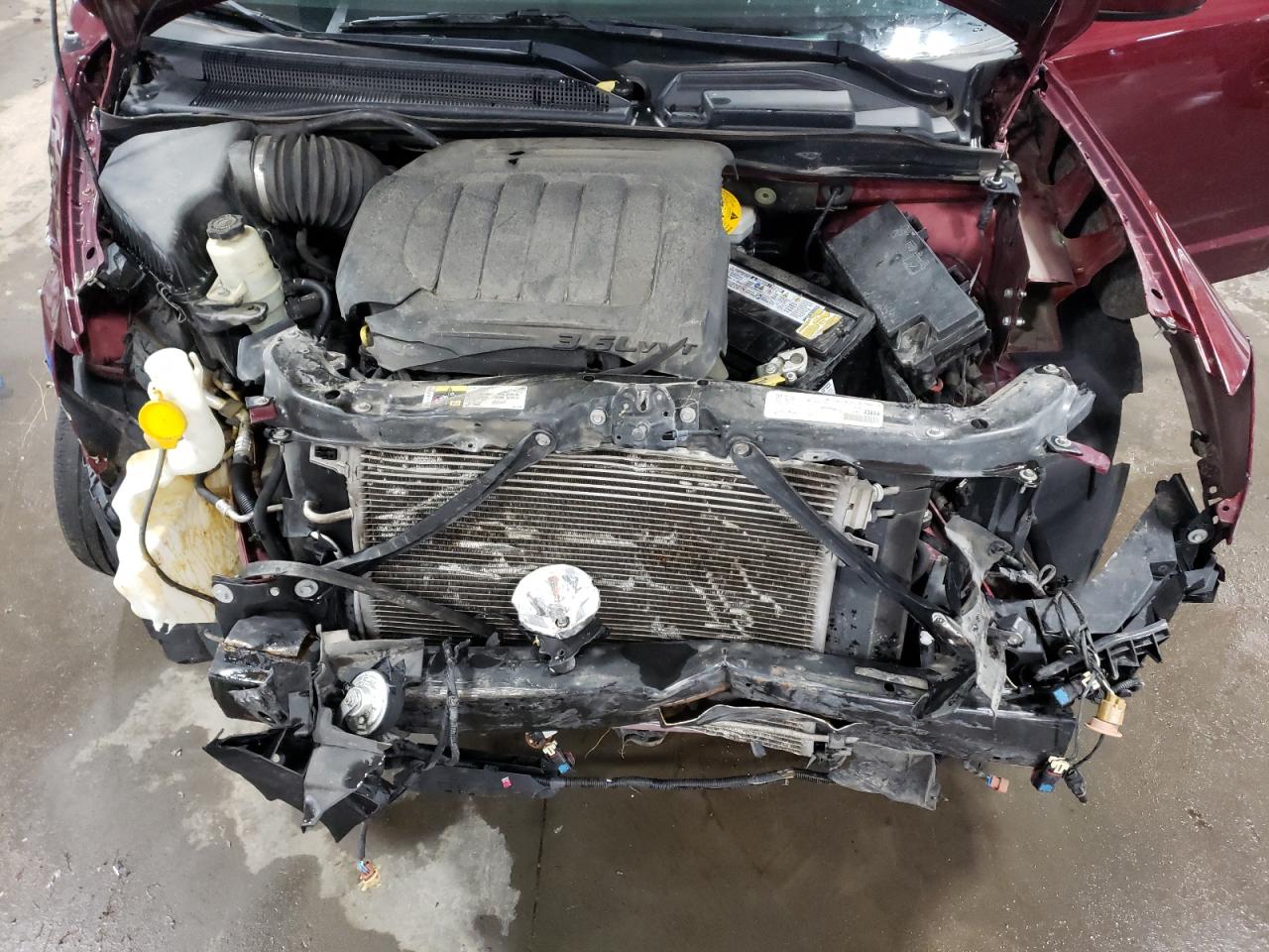 2019 Dodge Caravan VIN 2C4RDGCG4KR742794 Copart auction photo, front end damage thumbnail 12