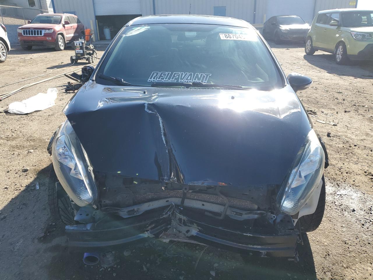 2019 Ford Fiesta VIN 3FADP4GX8KM153352 Copart auction photo, front end damage thumbnail 5